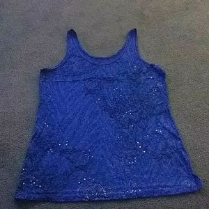 Blue tank top for girls